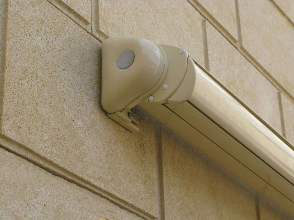 Toldo cofre cerrado detalle