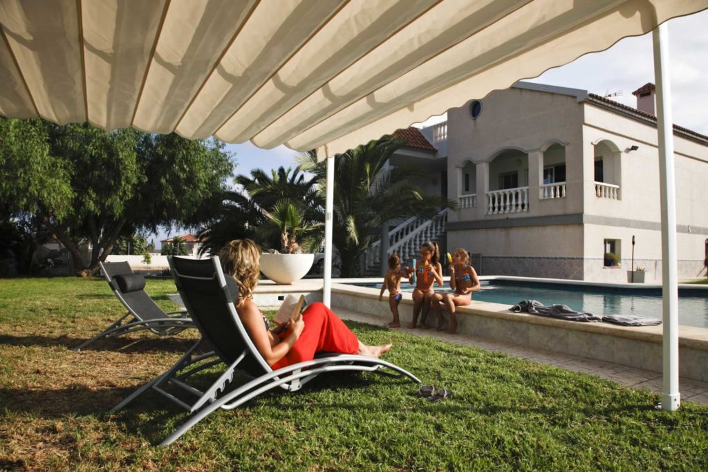 Pérgola de aluminio