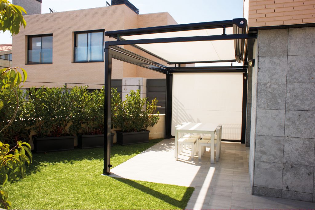 Veranda en jardin
